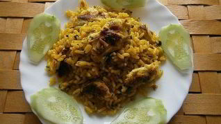 Дошеме — плов с курицей