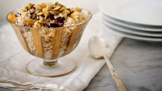 Фруктовый плов в мультиварке