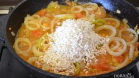 паэлья из морепродуктов