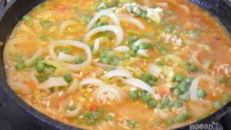 паэлья из морепродуктов