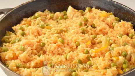 паэлья с курицей