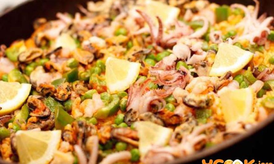 Рецепт паэлья с морепродуктами