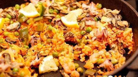 паэлья с морепродуктами