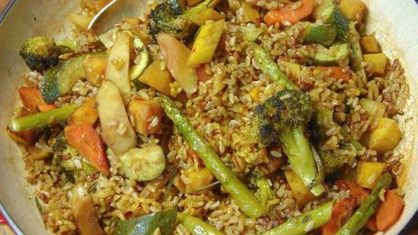 паэлья с овощами