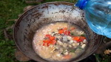 паэлья в казане