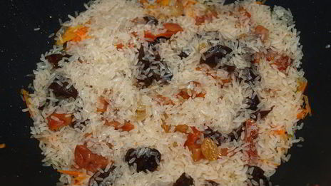 плов детский с сухофруктами