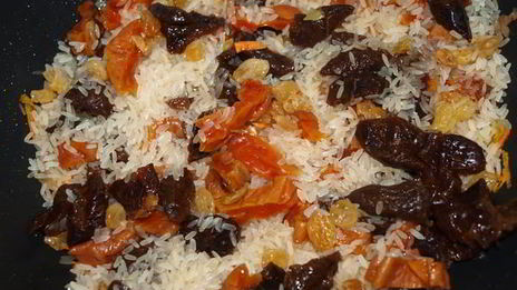 плов детский с сухофруктами