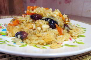 Плов фруктовый