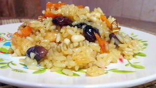 Плов фруктовый