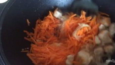 плов из булгура с куриной грудкой