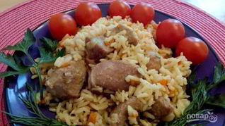 Плов из индейки