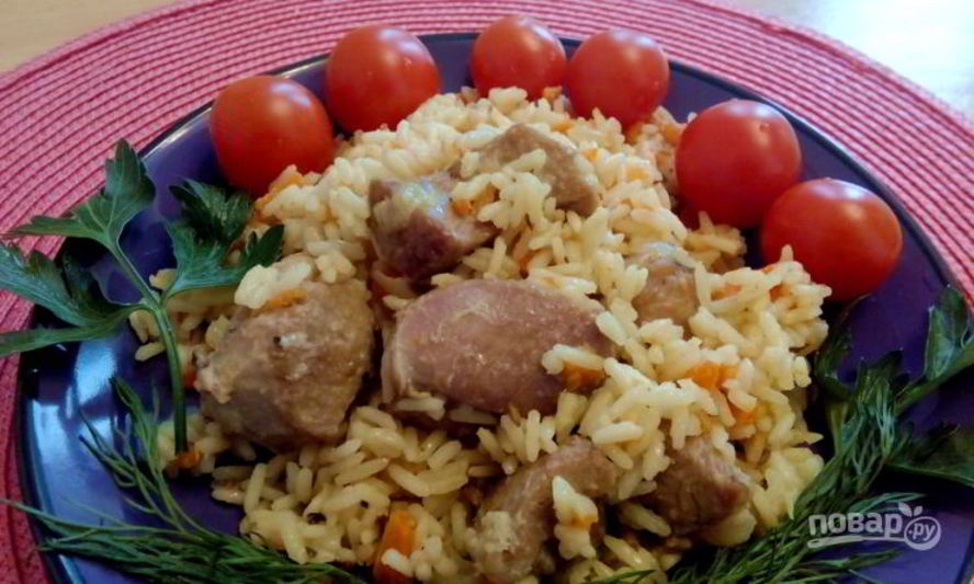 Рецепт плов из индейки