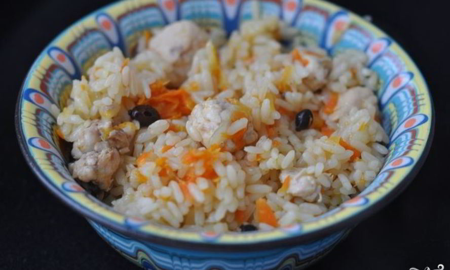 Рецепт плов из курицы на сковороде