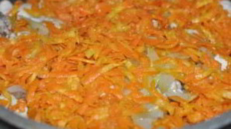 плов из курицы на сковороде