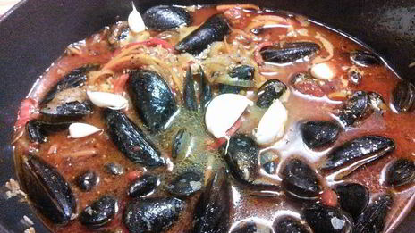 плов из мидий