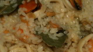 Плов из морепродуктов