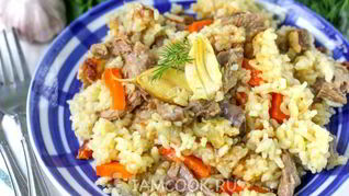 Плов из утки в мультиварке