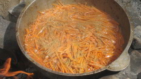 плов на костре