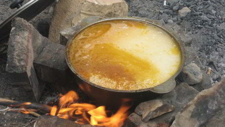 плов на костре