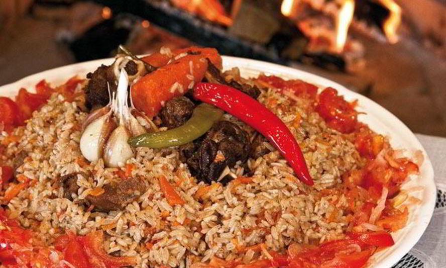 Рецепт плов по-фергански в сковороде вок