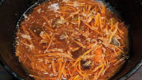 плов по-фергански в сковороде вок