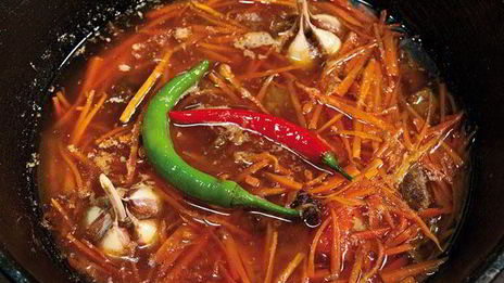 плов по-фергански в сковороде вок