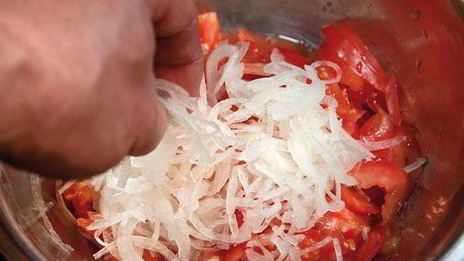 плов по-фергански в сковороде вок