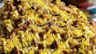 Плов с айвой