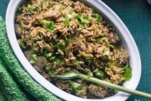 Плов с бараниной в казане