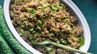 Плов с бараниной в казане