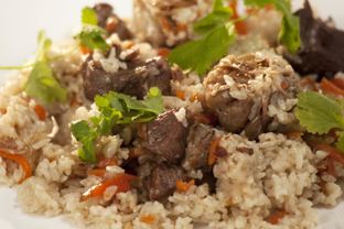 Плов с барбарисом