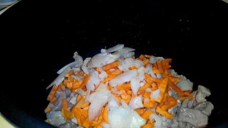 плов с говядиной в мультиварке