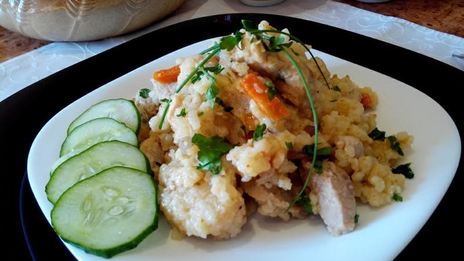 плов с говядиной в мультиварке