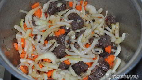 плов с говядиной