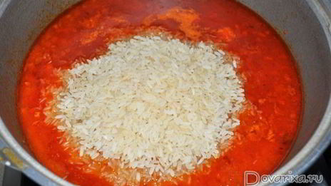 плов с говядиной