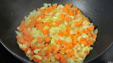 плов с грибами