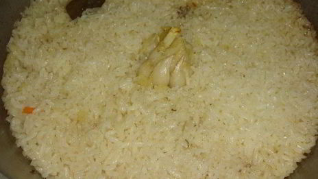 плов с курицей и курагой в духовке