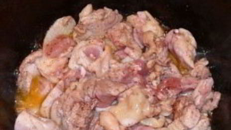 плов с курицей и сухофруктами