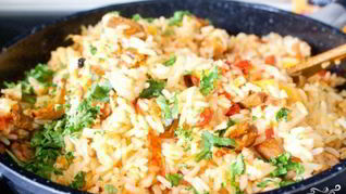 Плов с лисичками