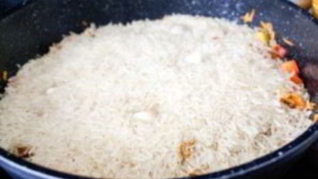 плов с лисичками