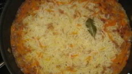 плов с морепродуктами