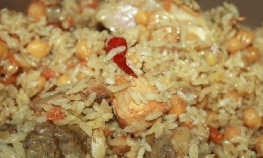 Рецепт плов с нутом и курицей