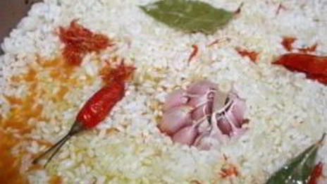 плов с нутом и курицей