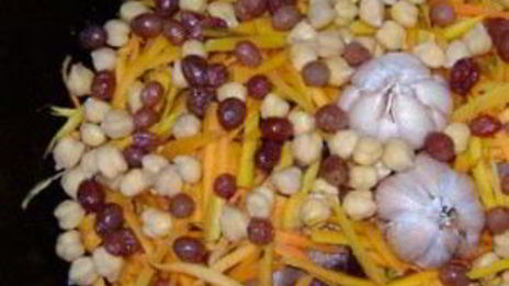 плов с нутом