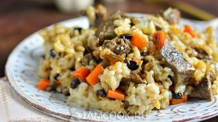 Плов с телятиной в мультиварке