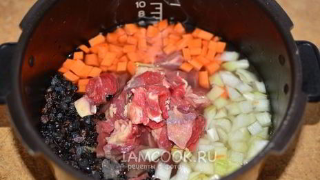 плов с телятиной в мультиварке