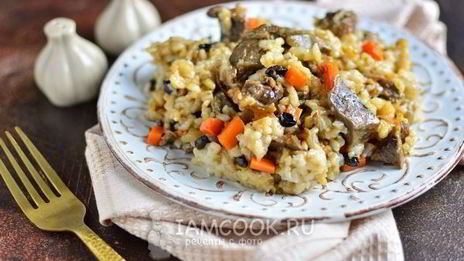 плов с телятиной в мультиварке