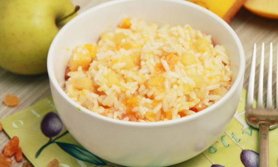 Рецепт плов с тыквой и фруктами