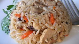 Плов узбекский с курицей