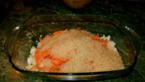 плов в духовке с курицей